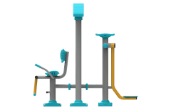 Bacak Acma Bacak Agirlik Aleti PF-201 | Dış Mekan Spor Aletleri | Erse Kent Mobilyaları